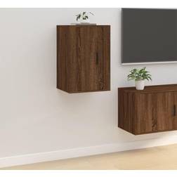 vidaXL Para Pared Roble Marrón 40x34.5x60 cm Mueble de TV