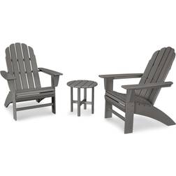 Polywood Vineyard Adirondack Outdoor Lounge Set