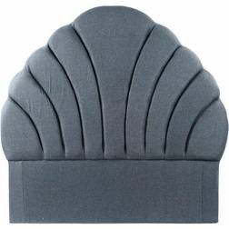 Dkd Home Decor Blue Polyester MDF Headboard