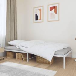 vidaXL 107x203 metal Sengeramme