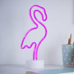 Litecraft Glow Flamingo Neon Table Lamp