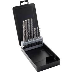 C.K T3121 Tungsten carbide Hammer drill bit set 7-piece 5 mm, 6 mm, 6 mm, 8 mm, 8 mm, 10 mm, 12 mm SDS-Plus 1 pcs