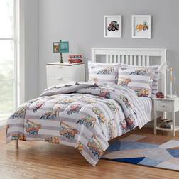 Sweet Home Collection Kids Trucks Bed in a Bag 5 Piece Comforter, Sham &