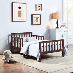 Olive & Opie Jax Toddler Bed Walnut Finish