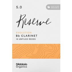 Rico D'Addario Organic Reserve Evolution Bb Ance Clarinetto 5.0 La Forza 10 Pack