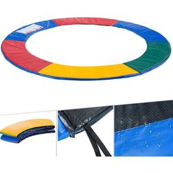 Arebos Couverture de rebord de trampoline Ø487cm,largeur 32cm,épaisseur 20mm compatible avec 16 pieds