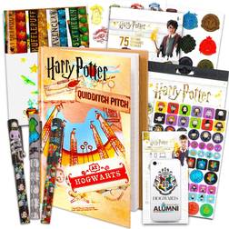 inkworks harry potter diary and pen set bundle includes premium harry potter journal, ballpoint click pen, bookmark and harr