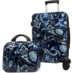 Traveler Seasons Hardside Handgepäck-Set, 2-teilig, Paisleymuster, One_Size, Seasons