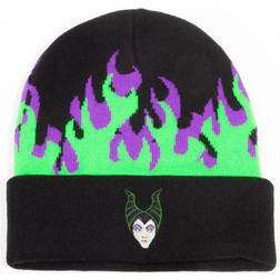 Disney Maleficent 2 Flames with Maleficent Character Face Roll-up Beanie