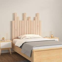 vidaXL brown, 82.5 3 Solid Pine Headboard 80cm