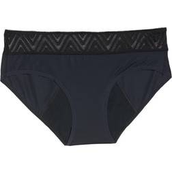 Thinx Hiphugger Moderate Absorbency Period Underwear - Black