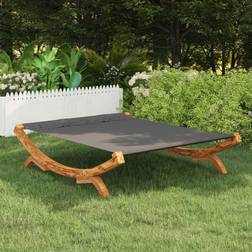 vidaXL Loungebett 165x188,5x46 Bugholz Massiv