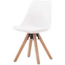 Venture Home Zeno Spisestol Natur Hvid Køkkenstol 2stk