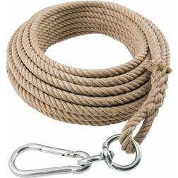 Braun Benna Corda 25m 4 Capi Intrecciati Con Occhiello 16mm Marrone