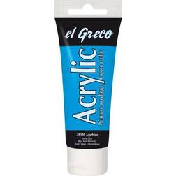 Kreul Künstlerfarbe Bastelfarbe, Acrylfarben 75ml Azurblau, 75 ml