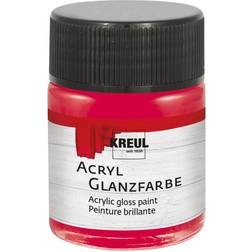 Kreul Acryl Glanzfarbe dunkelrot 50 ml