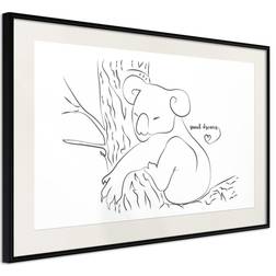 Artgeist Poster - Resting Koala 30x20 Tavla