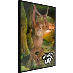 Artgeist Plakat What's Upö 20 x 30 cm Sort Ramme Billede