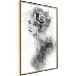 Artgeist Poster Watercolor Portrait Bild