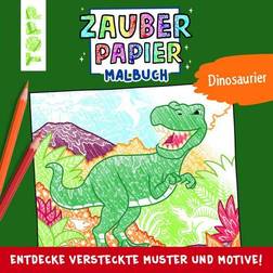TOPP Zauberpapier Malbuch Dinosaurier