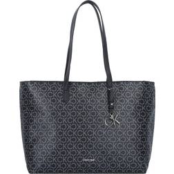 Calvin Klein Must Shopper Med Logo - Black Mono