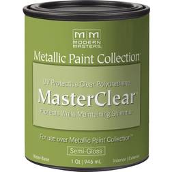 Modern Masters MasterClear Semi-Gloss Clear Water-Based Protective Coating 1 qt