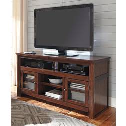 Ashley Signature Harpan Traditional Stand TV Bench