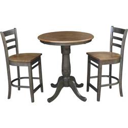 International Concepts 30" Austin Round Dining Set