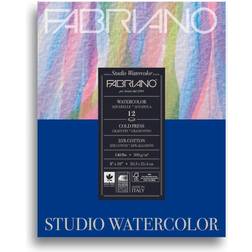 Fabriano Studio Watercolor Pad Cold-Press 8 x 10 140 lb. 12 Sheets