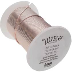 Wire Elements, Tarnish Resistant Rose Gold Wire, 26 g, 34 m 31 m