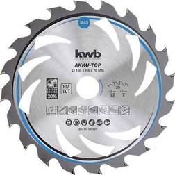 Kwb 584754 Carbide metal circular saw blade 165 x 20 x 1 mm Number of cogs: 24 1 pcs