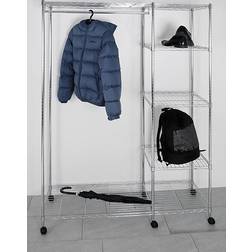 HAKU Möbel HAKU Möbel Rollgarderobe 43685 silber 123,0