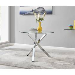 Selina Chrome Round Coffee Table