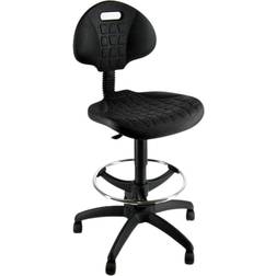 Esos E2 Black Backrest Seating Stool