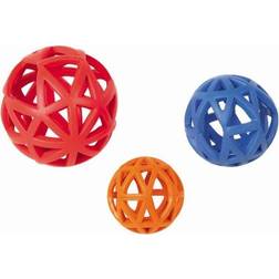 Nobby Hunde-Spielzeug Vollgummi Gitterball, Assortiert, Hundespielzeug