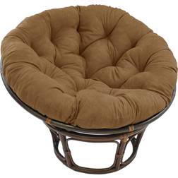 Blazing Needles Microsuede Papasan Chair Cushions Brown (111.8x111.8)