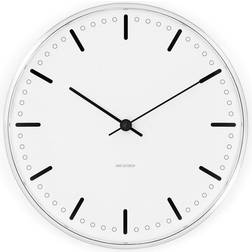 Arne Jacobsen City Hall White Horloge murale 29cm