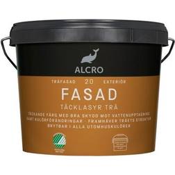 Alcro Topcoat Träfasadsfärg Vit 10L