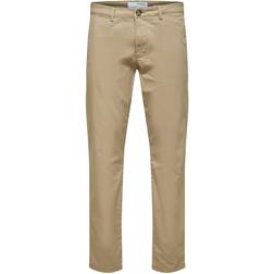 Selected Homme 175 Slim Fit Flex Chinos - Greige