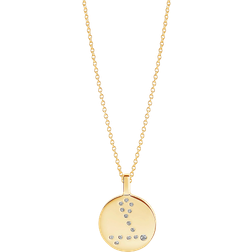 Sif Jakobs Zodiaco Pisces Necklace - Gold/Transparent