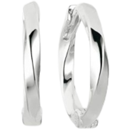 Sif Jakobs Ferrara Medio Pianura Hoop Earrings - Silver