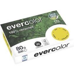 Clairefontaine EverColor Gelb Recyclingpapier A 4 80 g 500 Bl.