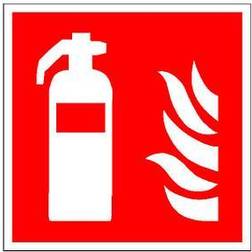 Safetymarking Brandschutzaufkleber "Feuerlöscher" quadratisch 10,0
