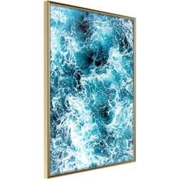 Artgeist Poster Sea Foam 20x30 Guldram Tavla