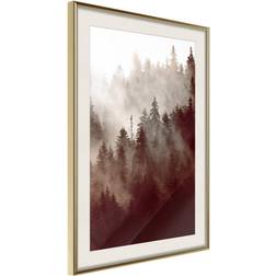 Artgeist Poster Forest Fog 20x30 Tavla