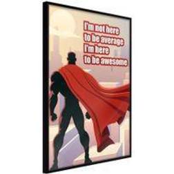 Artgeist Plakat I'm Not Here To Be Average 20 x 30 cm Billede