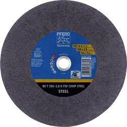 Pferd 80 T 350-2,8 K PSF CHOP STEEL/25,4 66323574 Cutting disc straight 350 mm 10 pcs Quenched steel, Steel