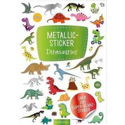 Metallic-Sticker Dinosaurier