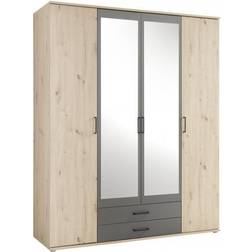 Stella Trading 4-türig Kleiderschrank