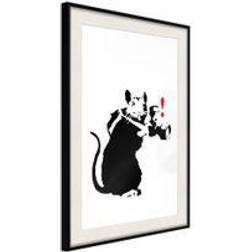 Artgeist Poster Banksy: Rat Photographer Tavla